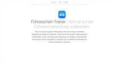 Desktop Screenshot of fuehrerschein-trainer.net