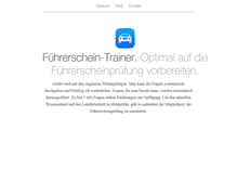 Tablet Screenshot of fuehrerschein-trainer.net